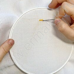 Набор д/творчества Вышивка  Ёжик (с пяльцами) | Фото 7