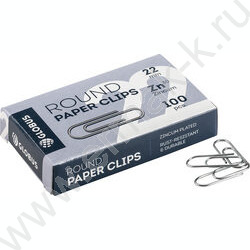 Скрепки 22мм /100шт оцинкованные | Фото 1