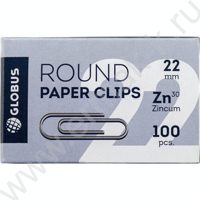 Скрепки 22мм /100шт оцинкованные | Фото 2