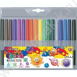 Фломастеры  18цв Cosmo вентилируемый колпачок,блистер европодвес | Фото 1