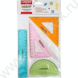 Геометрический набор 4предм малый /полупрозр. цветной /пл.блистер | Фото 1