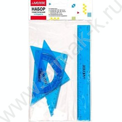 Геометрический набор 4предм малый полупрозр.цветной пл.блистер | Фото 2