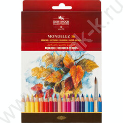Карандаши акварельные 36цв Mondeluz европодвес (KIN 3719) | Фото 1
