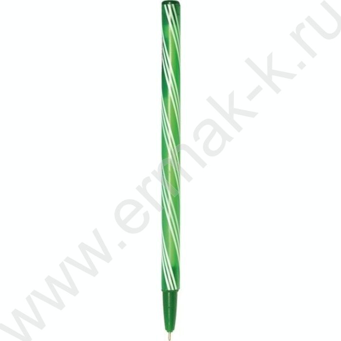 Ручка шар одноразовая 0,7мм Карамелька синяя /игла,цв.полосатый корпус,пл.туба/ | Фото 2