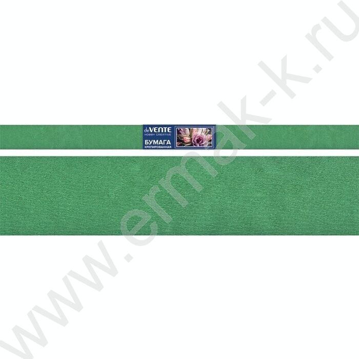 Бумага креповая 50*250см Изумрудный 32г/м2 | Фото 1