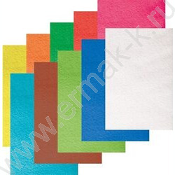 Фетр А4 Яркие цвета 2мм 10цв/10л /мягкий /пл.пакет с европодвесом | Фото 2