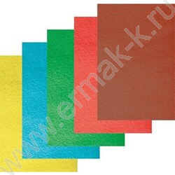 Фетр самоклеящийся А4 Яркие цвета 2мм  5цв/5л /мягкий /пл.пакет с европодвесом | Фото 2