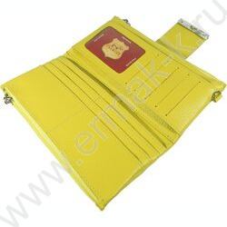 Портмоне н/кожа желтый | Фото 2