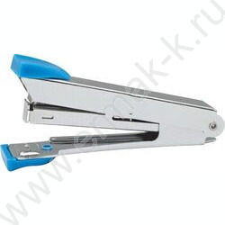 Степлер №10  15л метал синий /встроен антистеплер/ | Фото 1