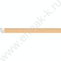 Линейка  дер. 30см в пластиковом пакете | Фото 1