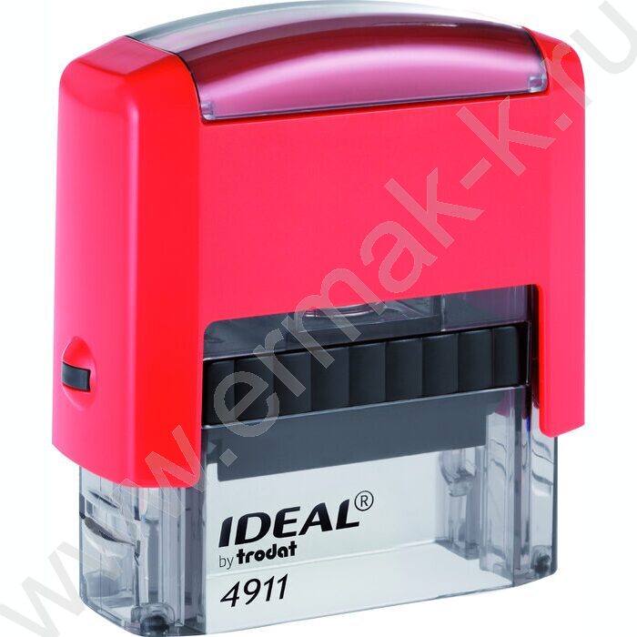 Оснастка автомат для штампа Ideal 38*14мм красная | Фото 1