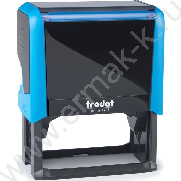 Оснастка автомат для штампа Ideal 75*38мм синяя | Фото 1