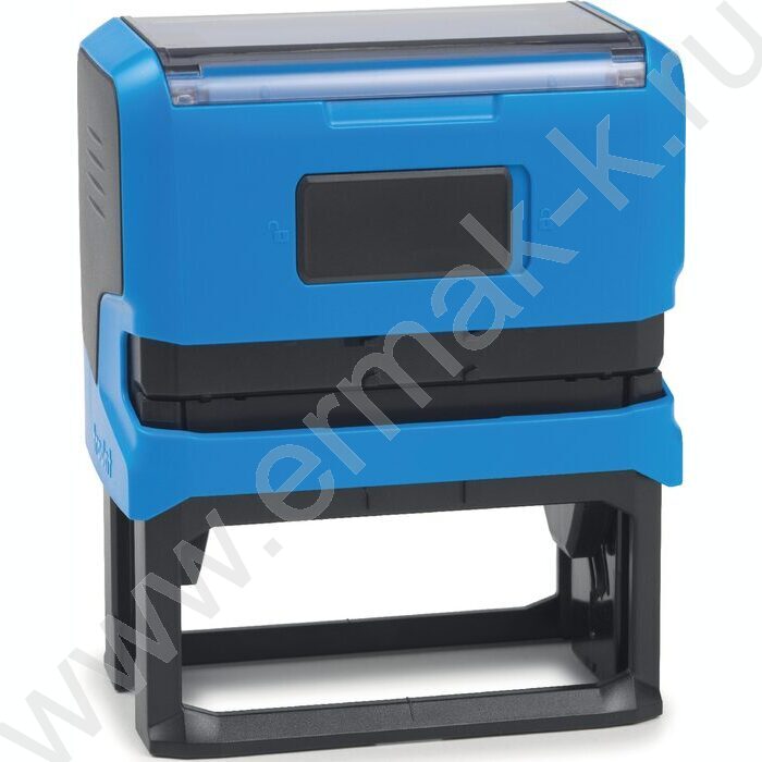 Оснастка автомат для штампа Ideal 75*38мм синяя | Фото 3