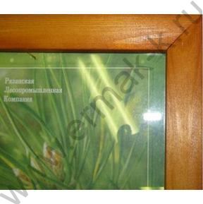 Фоторамка  21*30см дерево /Янтарь/ №3 ТЕКС