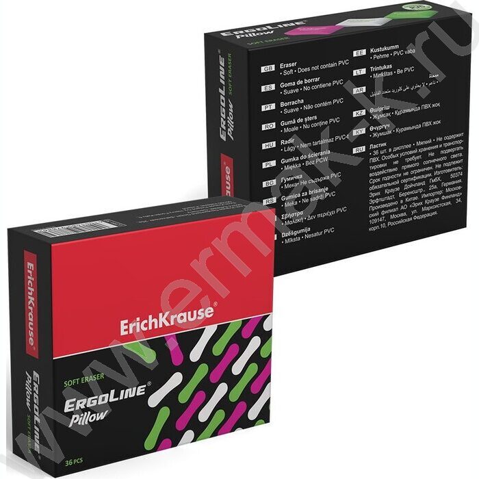 Ластик цветной "ErgoLine® Pillow" | Фото 3