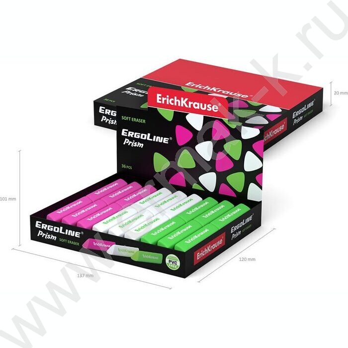 Ластик цветной "ErgoLine® Prism" | Фото 5