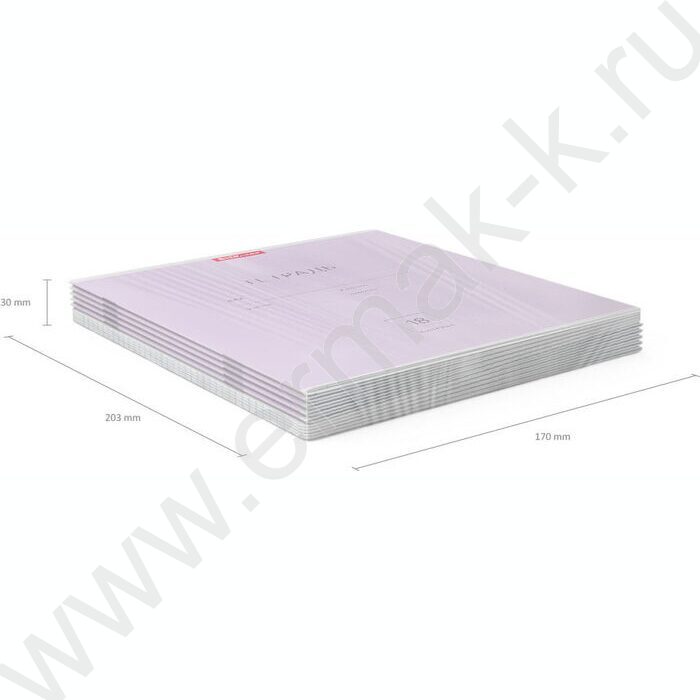 Тетрадь  18л линейка "Классика" фиолетовый | Фото 5