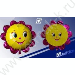 Шар воздушный фольгированный Цветок 65см  | Фото 1