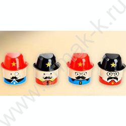 Точилка 2отв. разного диаметра пластик Ковбой ассорти | Фото 2