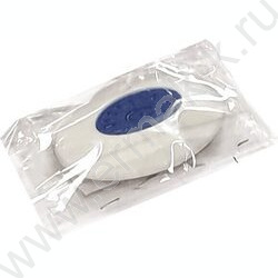 Ластик белый синтетический каучук 51*35*12мм /овальный/ dust-free, с пластикомым держателем | Фото 2