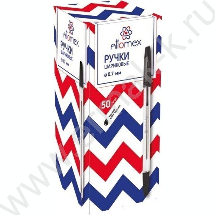 Ручка шар 0,7мм черная/пр.корпус | Фото 4