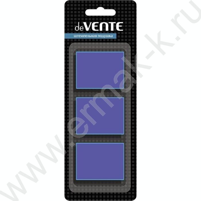 Смен. штемпельная подушка синяя для 8052, 9012 /набор 3 шт/ в блистере | Фото 1