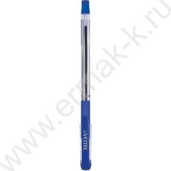 Ручка шар Corsa синяя 0,7мм /игла, прозр. корпус с каучук. держателем, ультра гладкое письмо | Фото 2