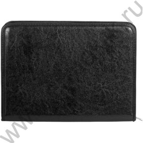 Папка иск.кожа черный Люкс