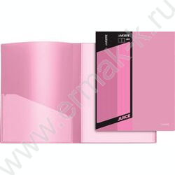 Папка 100 файлов Juicy розовая сменная этикетка / внутр. карман | Фото 1