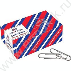 Скрепки 22мм /100шт оцинкованные | Фото 1