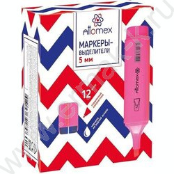 Текстовыделитель /розовый/ 5мм косой | Фото 2