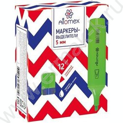 Текстовыделитель /зеленый/ 5мм косой | Фото 2