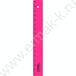 Линейка пл 16см неон/ ассорти | Фото 3