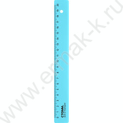Линейка пл 20см неон прозр. / ассорти | Фото 4