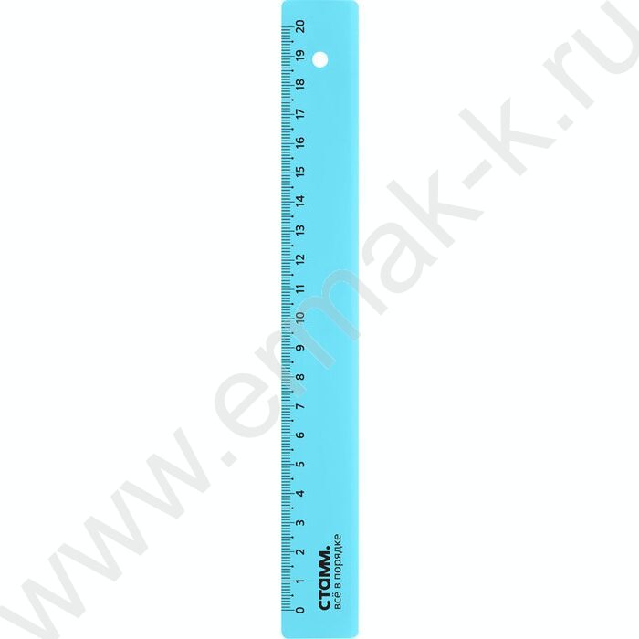 Линейка пл 20см неон прозр. / ассорти | Фото 4