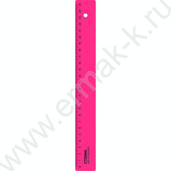Линейка пл 25см неон/ ассорти | Фото 3