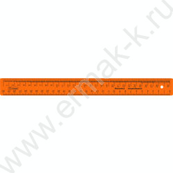 Линейка пл 30см Закройщика NEON оранжевая | Фото 2