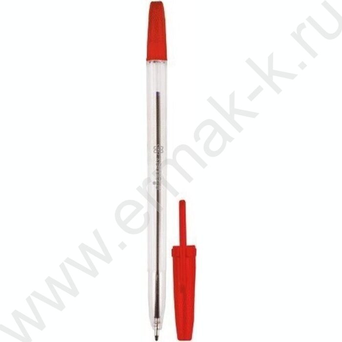 Ручка шар 0,7мм красная /пр.корпус | Фото 1