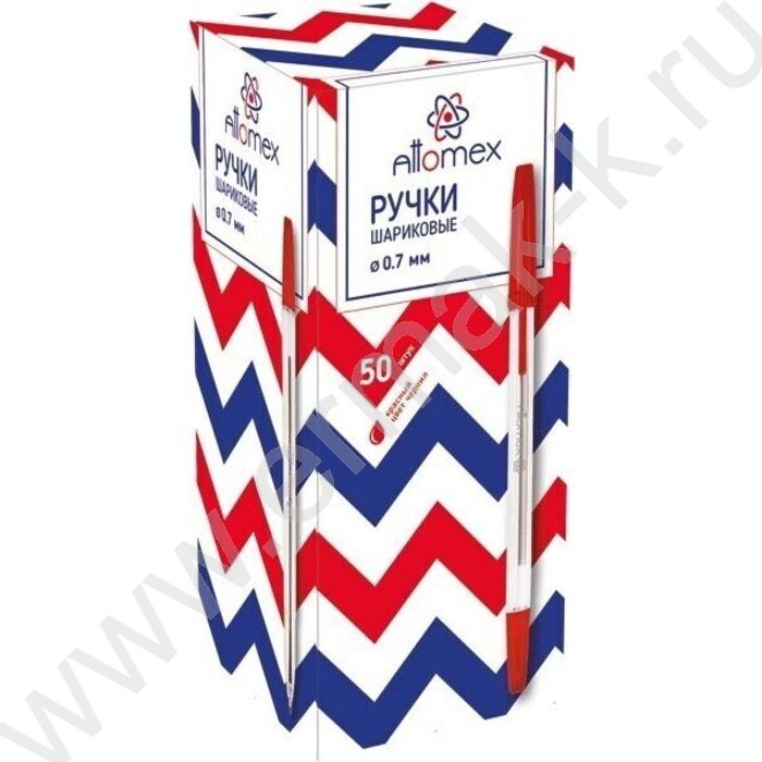 Ручка шар 0,7мм красная /пр.корпус | Фото 4