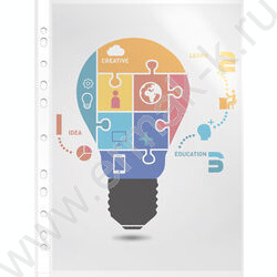 Файлы (мультифора) А4  35мкм Премиум тисненые | Фото 5