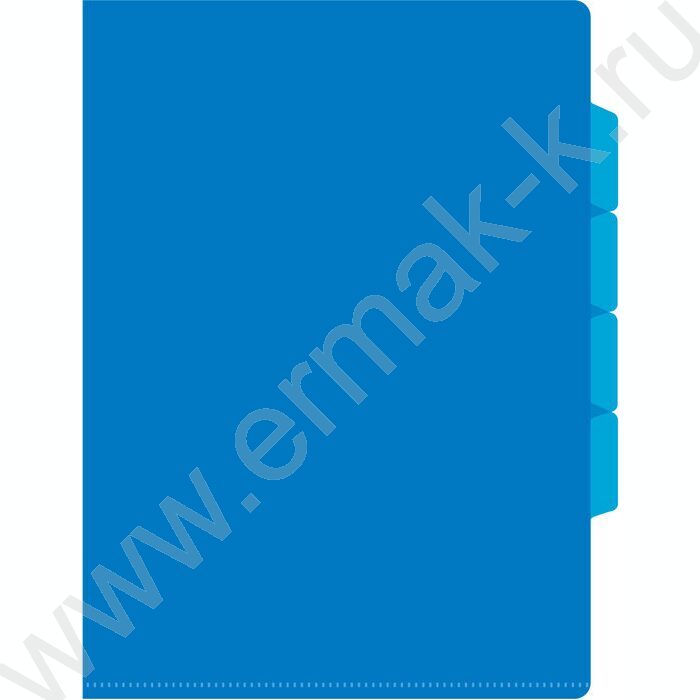 Папка уголок А4 3уровн ассорти 0,15мм | Фото 2