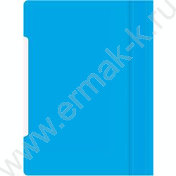 Скоросшиватель пл голубой прозрач.верх.лист | Фото 2