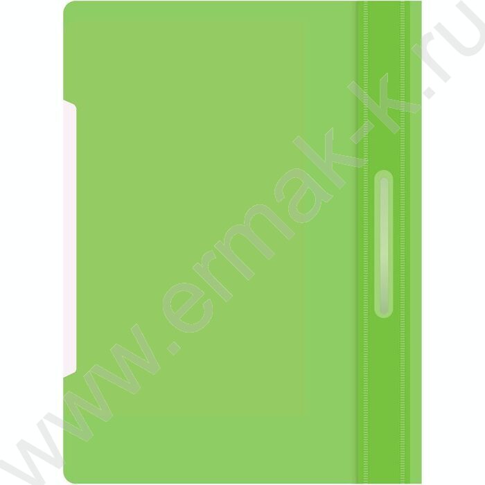 Скоросшиватель пл салатовый прозрач.верх.лист | Фото 2