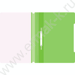 Скоросшиватель пл салатовый прозрач.верх.лист | Фото 3