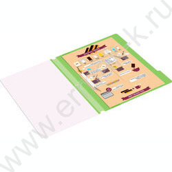 Скоросшиватель пл салатовый прозрач.верх.лист | Фото 6