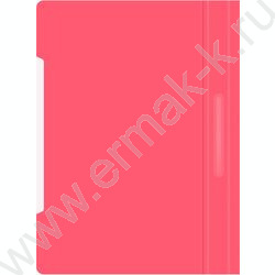 Скоросшиватель пл розовый прозрач.верх.лист | Фото 2