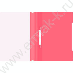 Скоросшиватель пл розовый прозрач.верх.лист | Фото 3