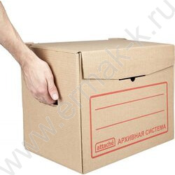 Короб архивный 400*335*265мм гофрокартон | Фото 3