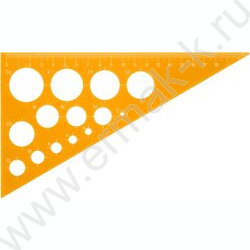 Треугольник пл. 30*19см с окружностями | Фото 2