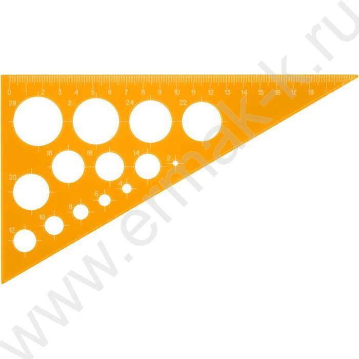 Треугольник пл. 30*19см с окружностями | Фото 2